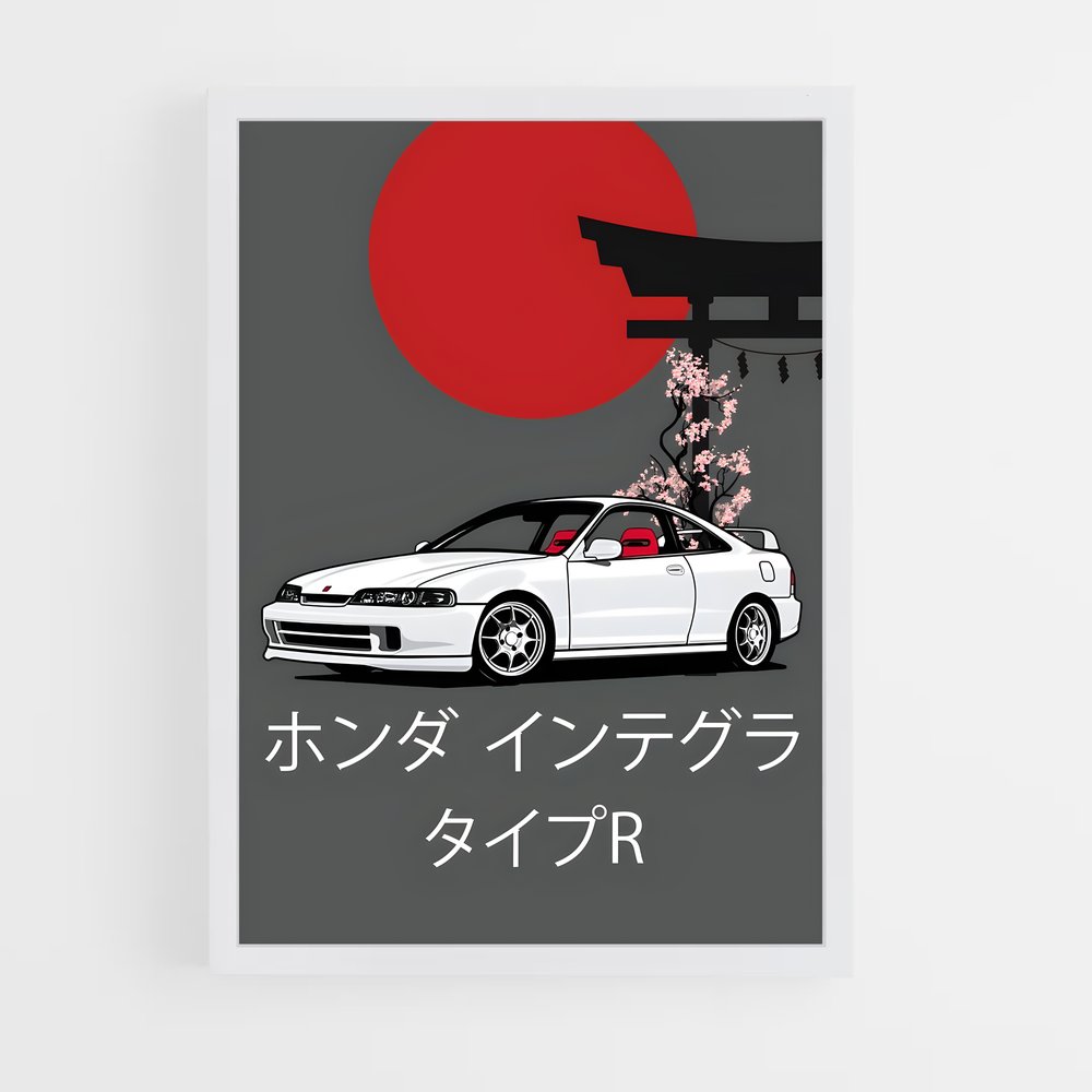 Poster Sakura Drive – affiche Honda (vue 3)